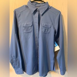 Columbia Omni-shade long sleeve button down